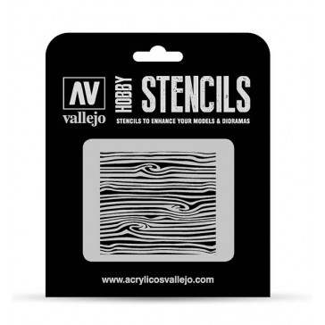 Hobby Stencils - Wood Texture nº 2