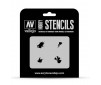 Hobby Stencils - Petrol Spills