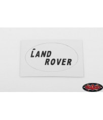Rear Logo Decal for JS Scale 1/10 Range Rover Classic Body