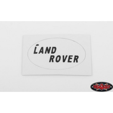 Rear Logo Decal for JS Scale 1/10 Range Rover Classic Body