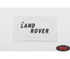 Rear Logo Decal for JS Scale 1/10 Range Rover Classic Body