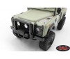 Metal Bumper W/Plastic Winch and Light for 1/18 Gelande D90