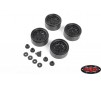 Burato 2.2 Beadlock Wheels w/ Center Caps (Black)