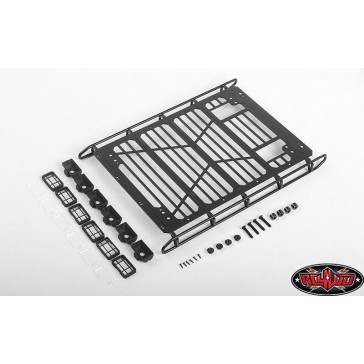 Adventure Roof Rack w/ Front and Rear Lights for Traxxas TRX