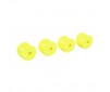 FR/RR Wheel, Yellow (4): Mini-T 2.0