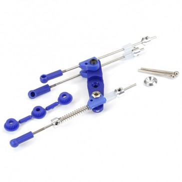 PRE-ASSEMBLED THROTTLE/BRAKE LINKAGE SET BLUE