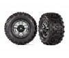 Tires & wheels (black chrome 2.8' &  Sledgehammer ) (2) (TSM rated)
