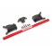 Chassis brace kit red (fits Rustler & Slash 4X4 with Low-CG chassis)