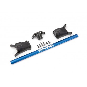 Chassis brace kit blue (fits Rustler & Slash 4X4 with Low-CG chassis)