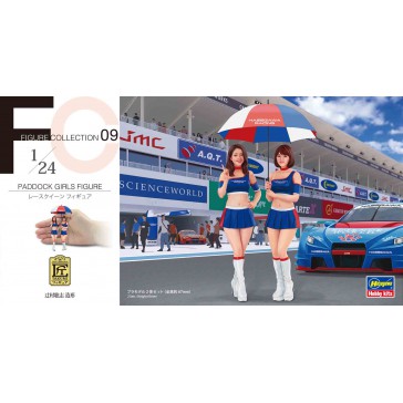 1/24 PADDOCK GIRLS FIGURE 2 PCS FC09