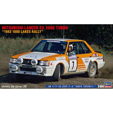 1/24 MITSUBISHI LANCER EX 2000 TURBO 1982 1000 LAKES HC38