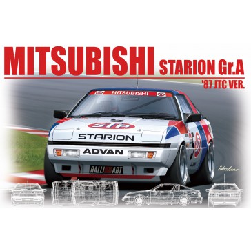 DISC.. 1/24 MITSUBISHI STARION GR.A '87 JTC