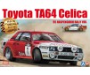 DISC.. 1/24 TOYOTA TA64 CELICA '85 HASPENGOUW RALLY (2 in 1)