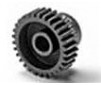 ALU ULTRA-LIGHT PINION GEAR - HARD COATED - 30T - 64