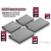 FLAT SET-UP BOARD FOR 1-10 OFF-ROAD - LIGHTWEIGHT - SILVER GREY