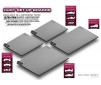 FLAT SET-UP BOARD FOR 1/10 OFF-ROAD - LIGHTWEIGHT - SILVER GREY