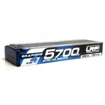 HV Ultra LCG Modified GRAPHENE-4 5700mAh Hardcase Akku - 7.6V LiPo -