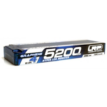 HV Hyper LCG Modified GRAPHENE-4 5200mAh Hardcase Akku - 7.6V LiPo -