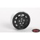 Stamped Steel 1.7 10-Oval Hole Wheels (Black)