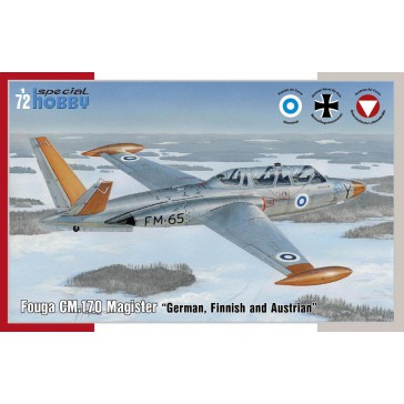 Fouga CM.170 Magister German, Finnish and Östereich  1:72
