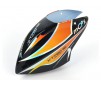 DISC.. Pre-Painted Canopy (Type C) MCPX -BLACK (w/  Tail Fin Sticker)