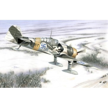 Fokker D.XXI 4 sarja Wing with slots  1:72