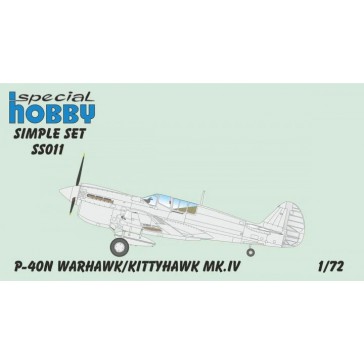 P-40N Warhawk Simple Set   1:72
