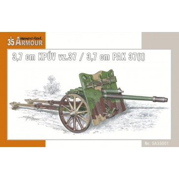 Kanon 3,7cm KPUV vz.37 (3,7cm PAK 37(t)   1:35