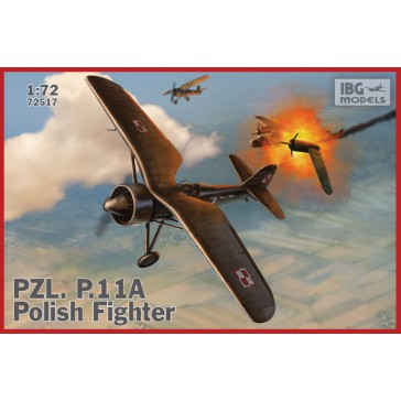PZL P11a Polish Fighter Plane  1/72