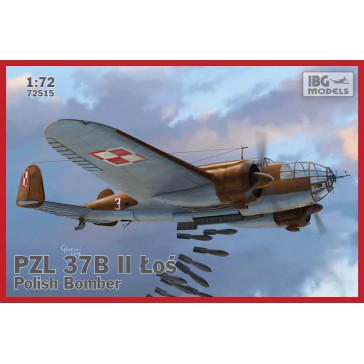 PZL37 BII Los Medium Bomber  1/72