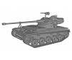 AMX-13/75 French light tank  - 1:72