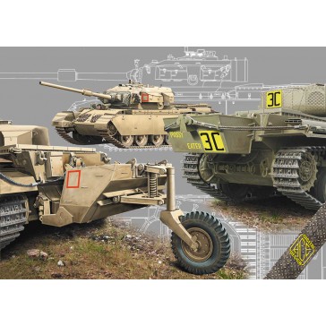 Centurion Mk.5LR/Mk.5/1 w/external fuel tanks - 1:72