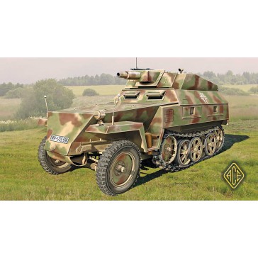 Sd.Kfz.250/8 Leichter Schutzenpanzerwage (7,5cm) - 1:72