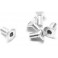 Alu Screw Allen Csk M3 x 6 Silver (5)