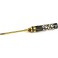 Flat Head Screwdriver 4.0 x 100mm Black Golden