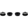 Alu 1/8 Wheel Nuts C/end/L/W Black (4)