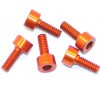 Alu Screw Allen Cilinder Head M2.2 x 6 Orange (5)