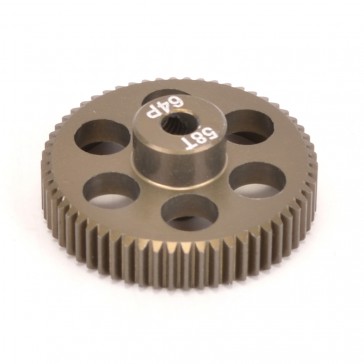 Pinion Gear 64DP 58T (7075 Hard)