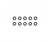 Alloy Shims 3 x 5 x 1 Black - (10)