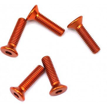 Alu Screw Allen Csk M3 x 12 Orange (5)