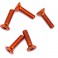 Alu Screw Allen Csk M3 x 12 Orange (5)