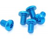 Alu Screw Allen Roundhead M3 x 5 Blue (5)