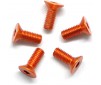 Alu Screw Allen Csk M3 x 8 Orange (5)