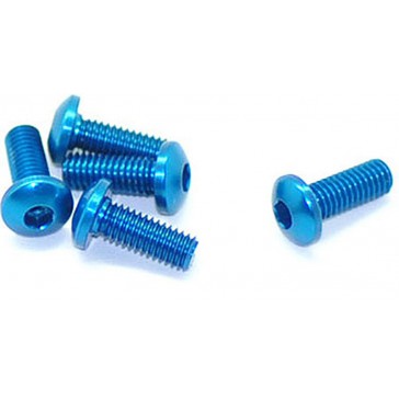 Alu Screw Allen Roundhead M3 x 8 Blue (5)