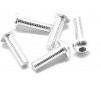 Alu Screw Allen Roundhead M3 x 10 Silver (5)