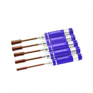 Nut Driver Set 3/16: 1/4: 5/16: 11/32 & 3/8x100m