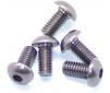 Alu Screw Allen Roundhead M4 x 8 Gray (5)