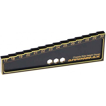 Chassis Ride Height Gauge 17-30mm 1/8 Off Blk gold