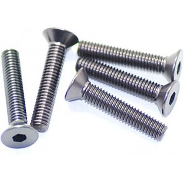 Alu Screw Allen Csk M3 x 16 Gray (5)