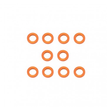 Alloy Shims 3 x 5 x 1 Orange - pk10